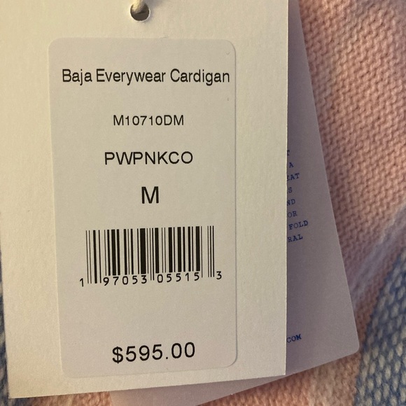 Guest in Residence Baja Everywear Cashmere Cardigan NWT Powder Pink Combo - Picture 12 of 16